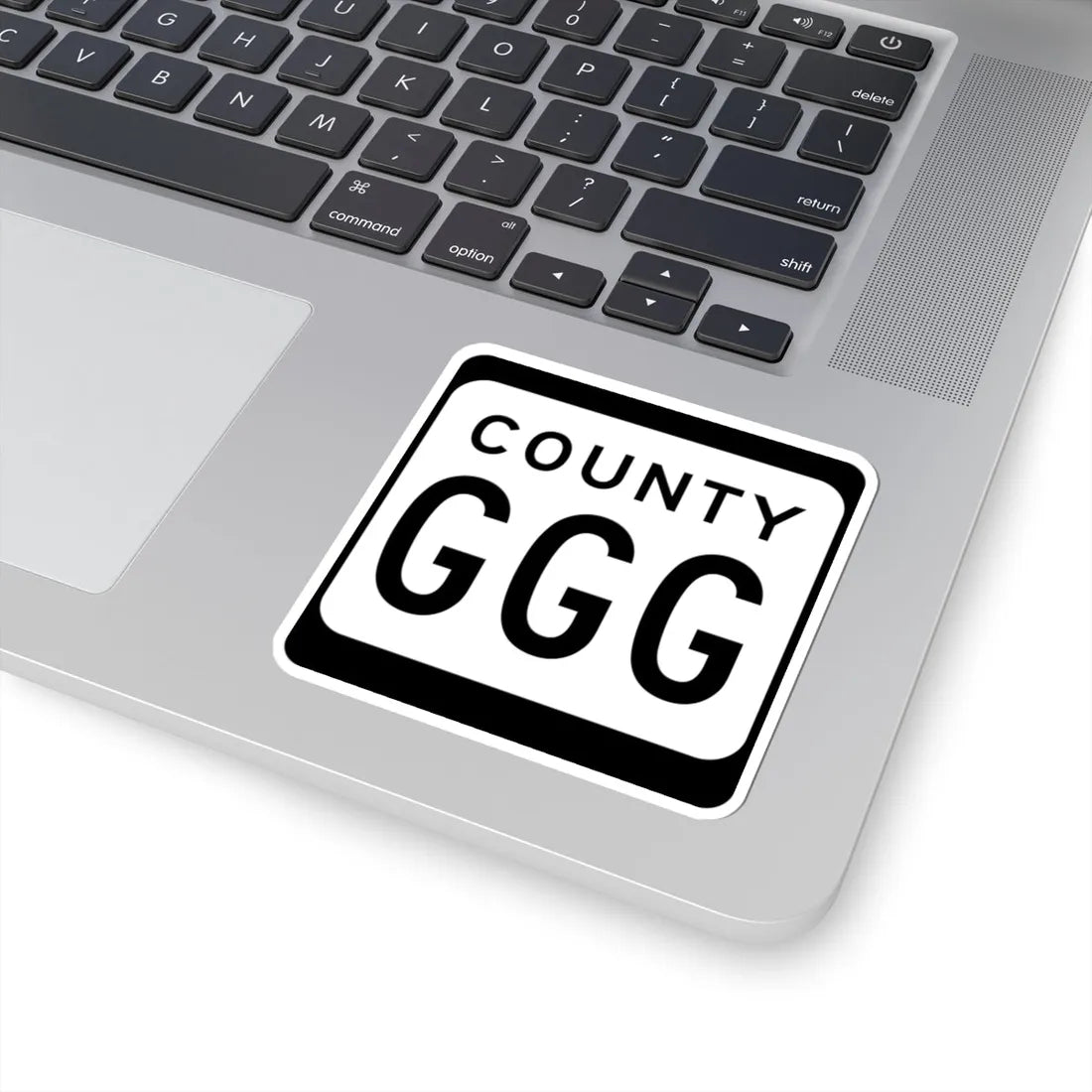 WIS County GGG (Wisconsin) (Road Sign) STICKER Vinyl Kiss-Cut Decal - The Sticker Space