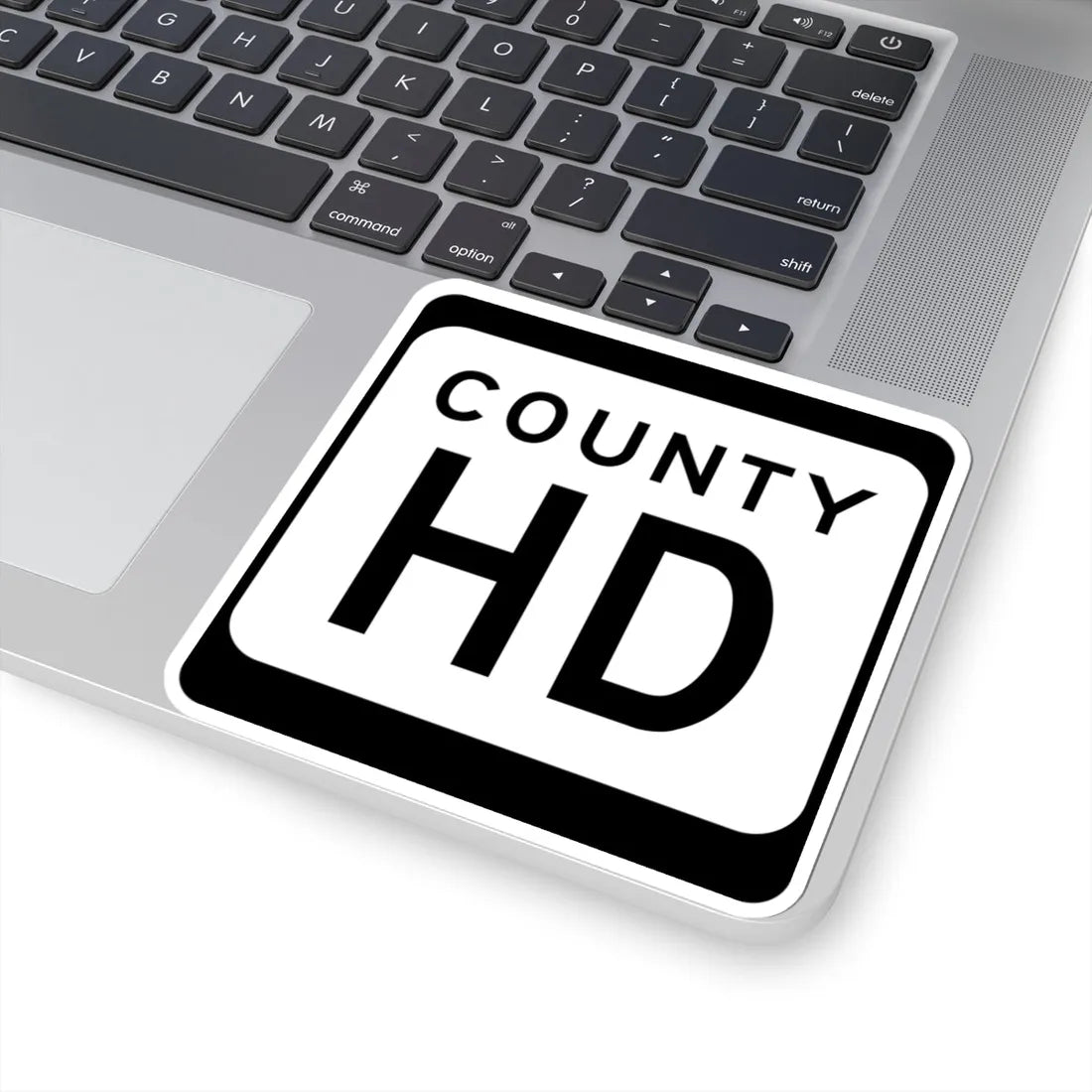 WIS County HD (Wisconsin) (Road Sign) STICKER Vinyl Kiss-Cut Decal - The Sticker Space