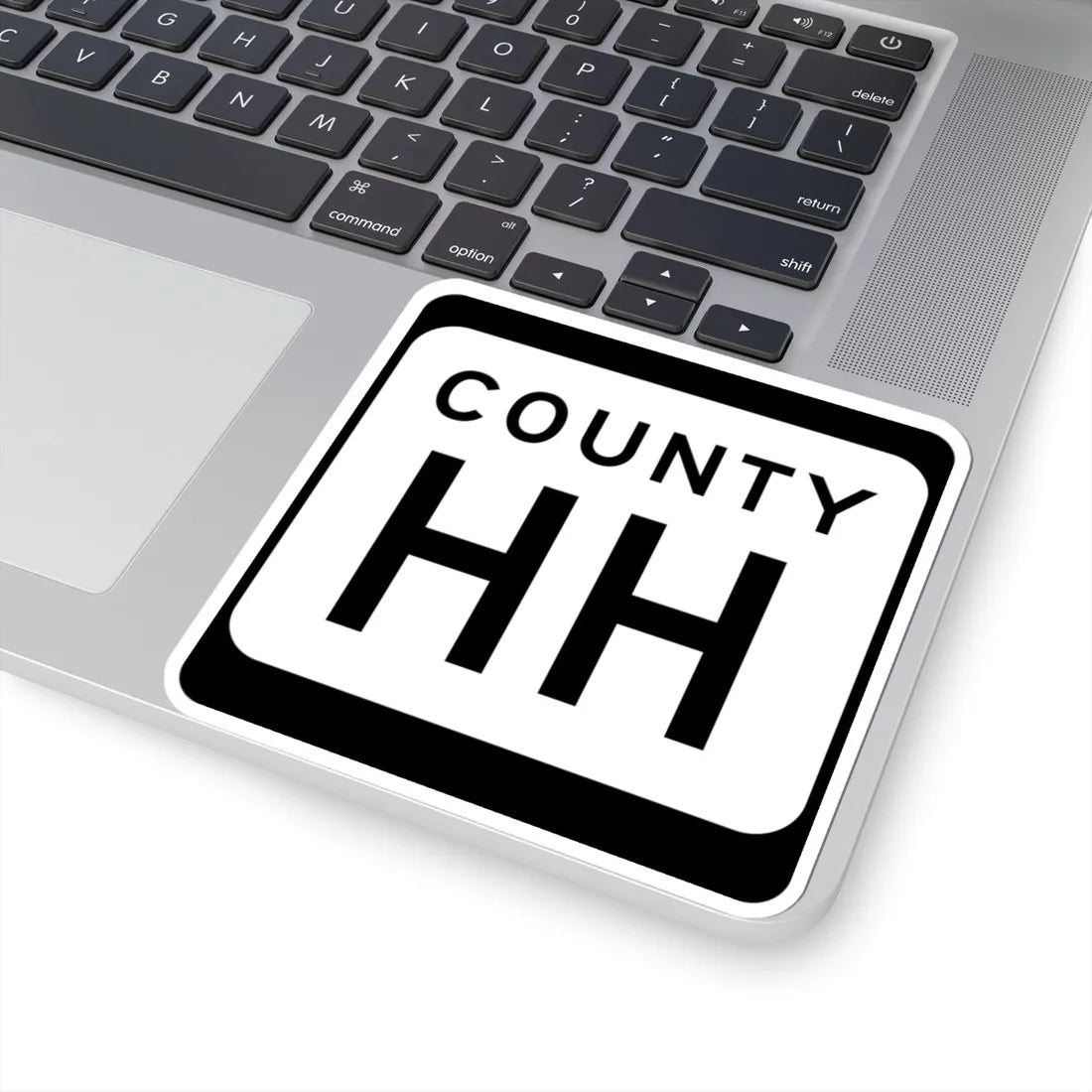 WIS County HH (Wisconsin) (Road Sign) STICKER Vinyl Kiss-Cut Decal - The Sticker Space