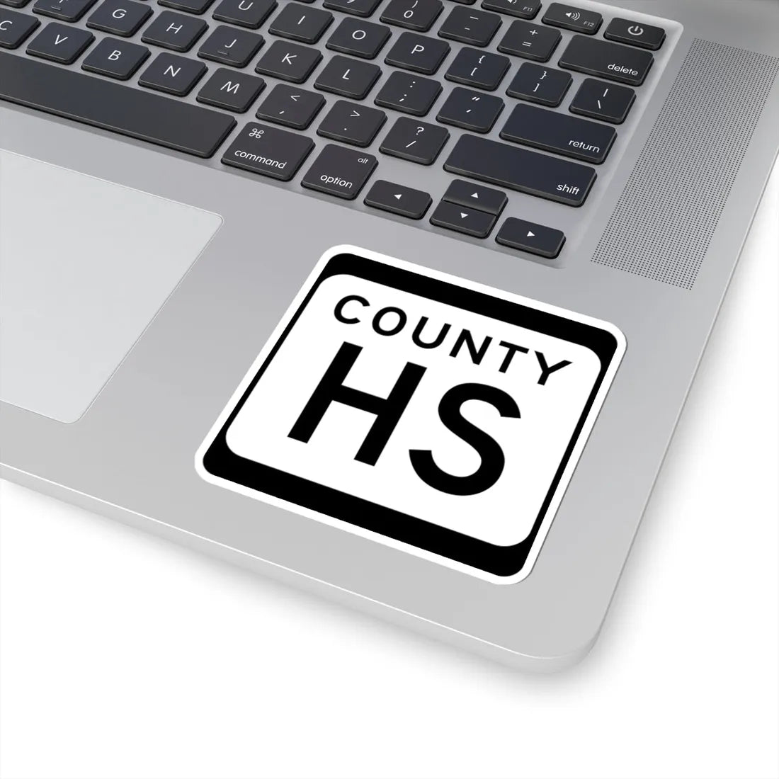 WIS County HS (Wisconsin) (Road Sign) STICKER Vinyl Kiss-Cut Decal - The Sticker Space