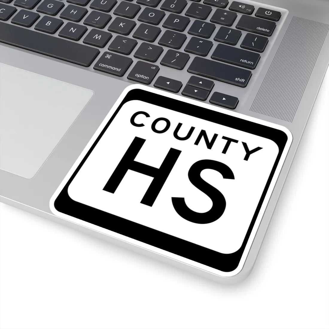 WIS County HS (Wisconsin) (Road Sign) STICKER Vinyl Kiss-Cut Decal - The Sticker Space