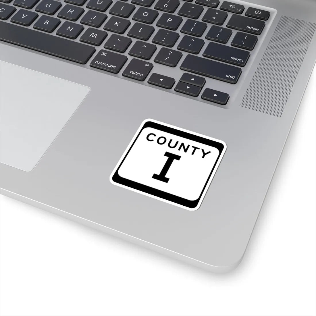 WIS County I (Wisconsin) (Road Sign) STICKER Vinyl Kiss-Cut Decal - The Sticker Space