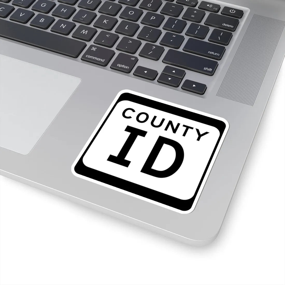 WIS County ID (Wisconsin) (Road Sign) STICKER Vinyl Kiss-Cut Decal - The Sticker Space