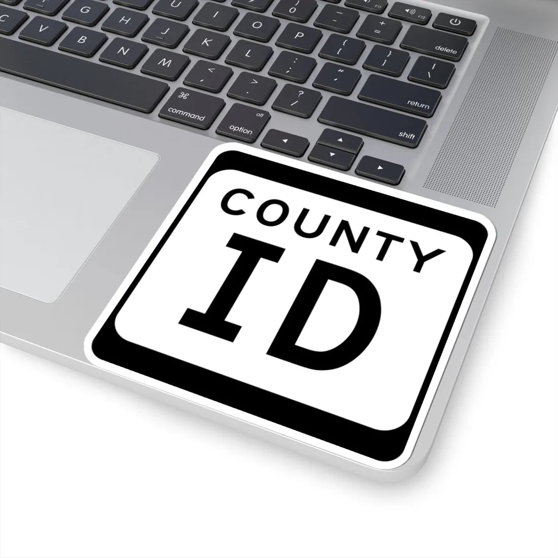 WIS County ID (Wisconsin) (Road Sign) STICKER Vinyl Kiss-Cut Decal - The Sticker Space