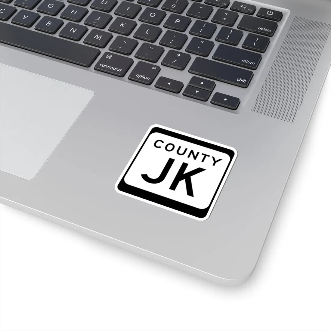 WIS County JK (Wisconsin) (Road Sign) STICKER Vinyl Kiss-Cut Decal - The Sticker Space