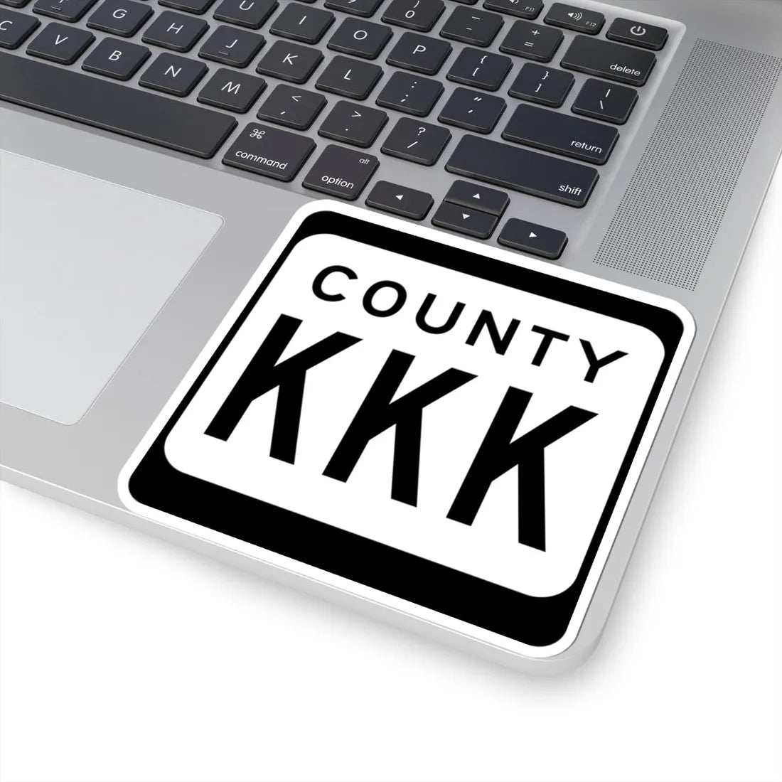 WIS County KKK (Wisconsin) (Road Sign) STICKER Vinyl Kiss-Cut Decal - The Sticker Space