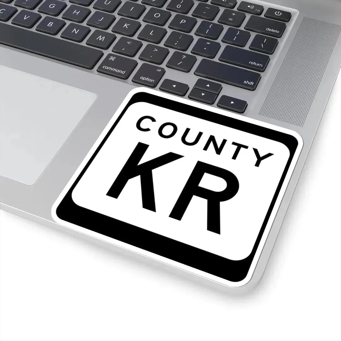 WIS County KR (Wisconsin) (Road Sign) STICKER Vinyl Kiss-Cut Decal - The Sticker Space