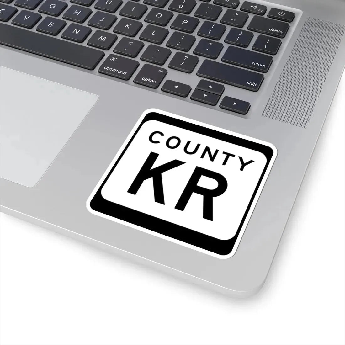 WIS County KR (Wisconsin) (Road Sign) STICKER Vinyl Kiss-Cut Decal - The Sticker Space