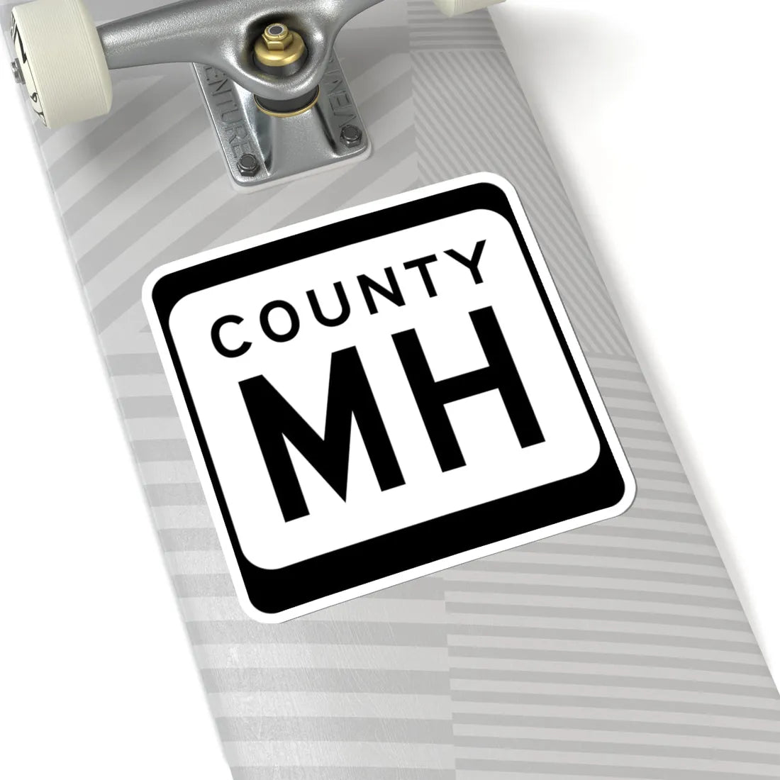 WIS County MH (Wisconsin) (Road Sign) STICKER Vinyl Kiss-Cut Decal - The Sticker Space