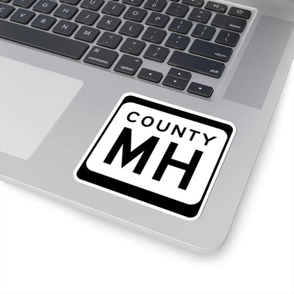 WIS County MH (Wisconsin) (Road Sign) STICKER Vinyl Kiss-Cut Decal - The Sticker Space