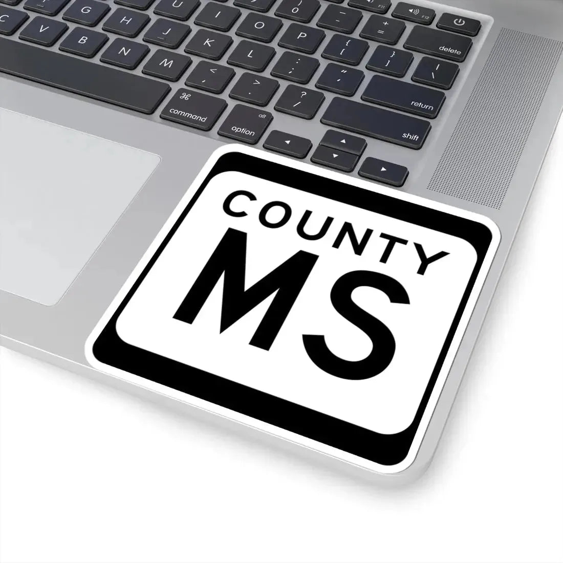 WIS County MS (Wisconsin) (Road Sign) STICKER Vinyl Kiss-Cut Decal - The Sticker Space