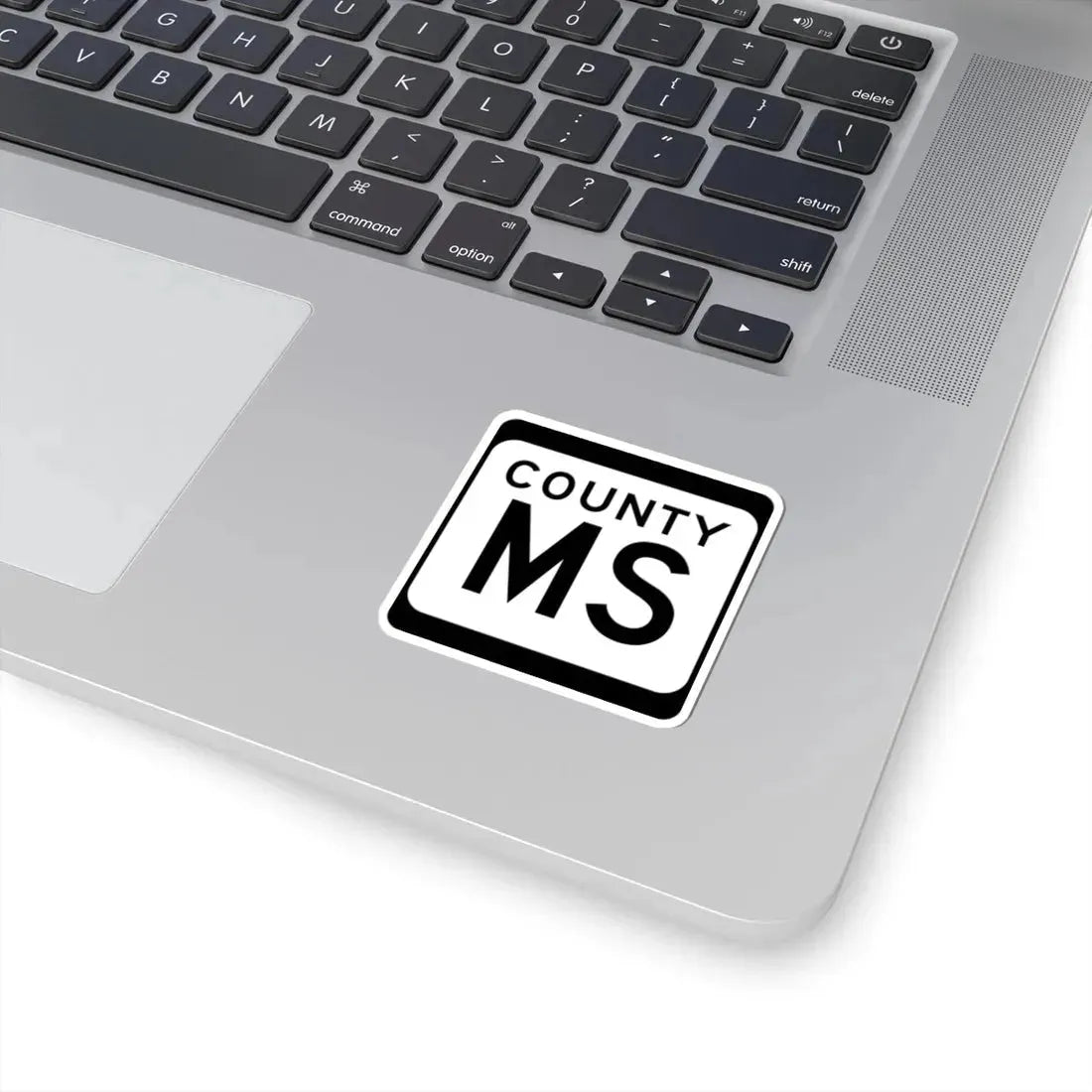WIS County MS (Wisconsin) (Road Sign) STICKER Vinyl Kiss-Cut Decal - The Sticker Space