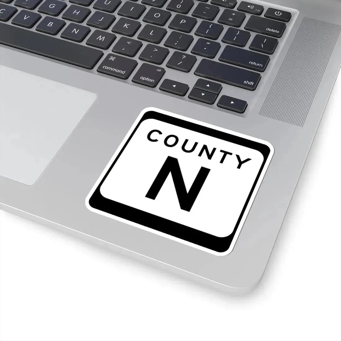 WIS County N (Wisconsin) (Road Sign) STICKER Vinyl Kiss-Cut Decal - The Sticker Space