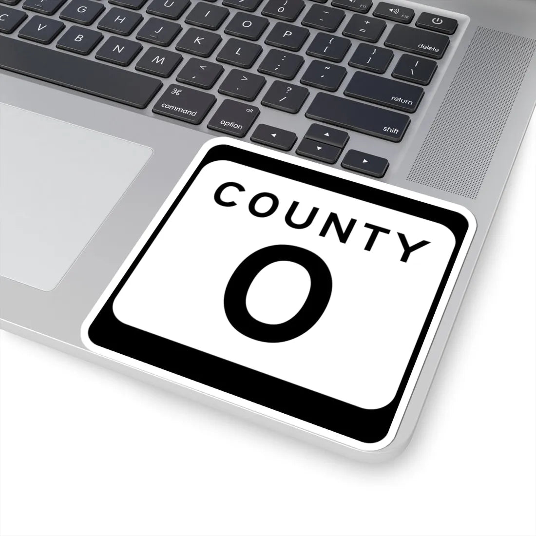 WIS County O (Wisconsin) (Road Sign) STICKER Vinyl Kiss-Cut Decal - The Sticker Space