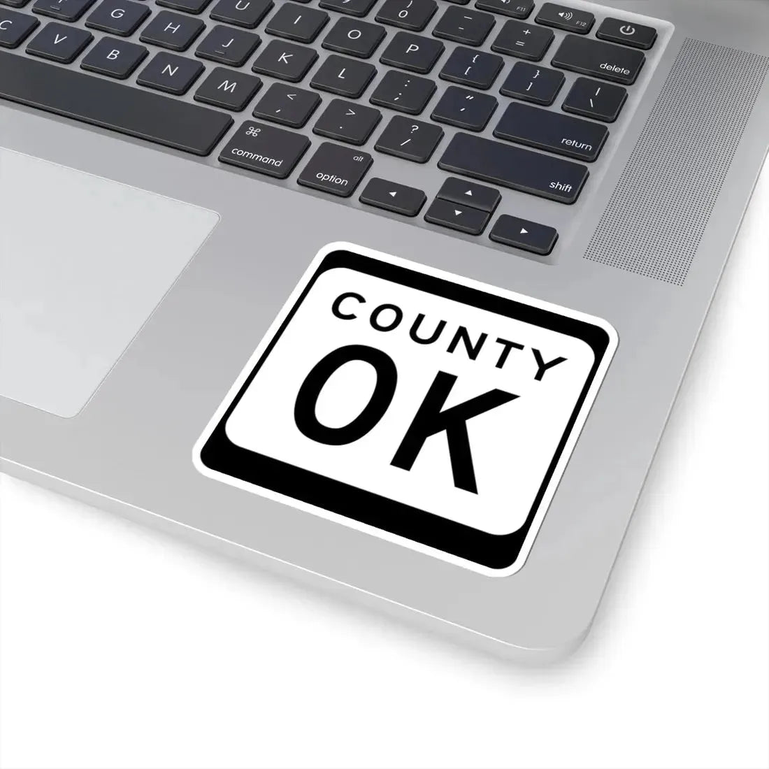 WIS County OK (Wisconsin) (Road Sign) STICKER Vinyl Kiss-Cut Decal - The Sticker Space