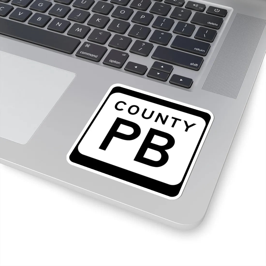 WIS County PB (Wisconsin) (Road Sign) STICKER Vinyl Kiss-Cut Decal - The Sticker Space