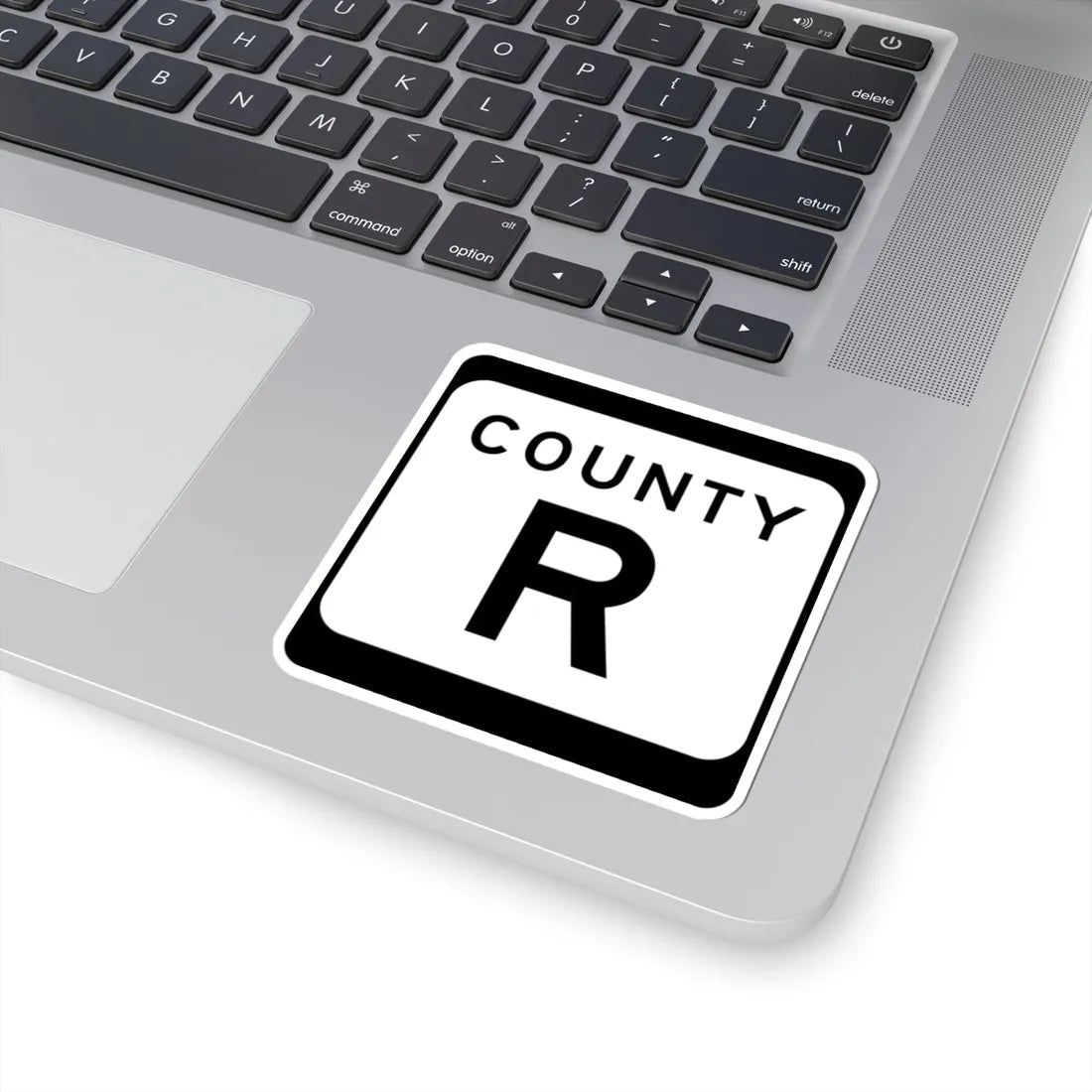 WIS County R (Wisconsin) (Road Sign) STICKER Vinyl Kiss-Cut Decal - The Sticker Space