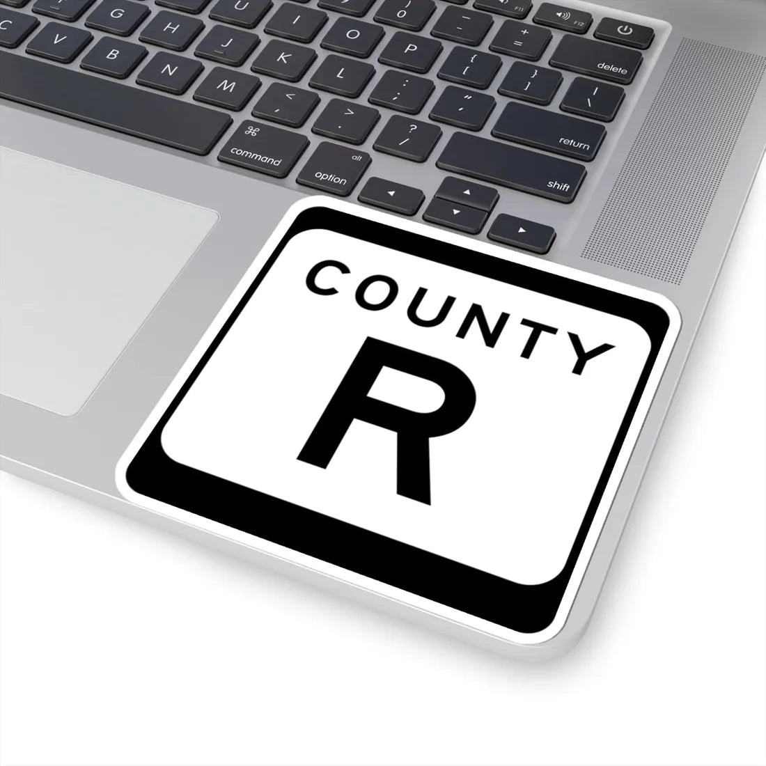 WIS County R (Wisconsin) (Road Sign) STICKER Vinyl Kiss-Cut Decal - The Sticker Space