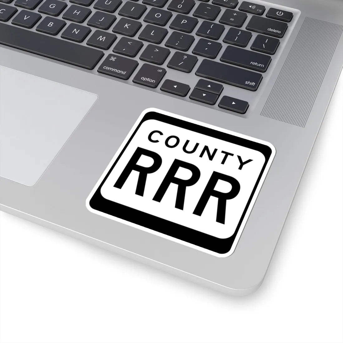 WIS County RRR (Wisconsin) (Road Sign) STICKER Vinyl Kiss-Cut Decal - The Sticker Space