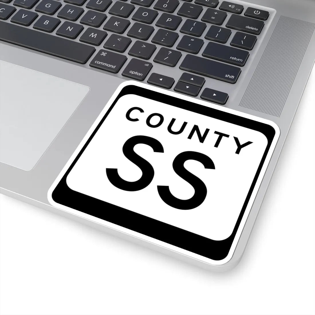 WIS County SS (Wisconsin) (Road Sign) STICKER Vinyl Kiss-Cut Decal - The Sticker Space