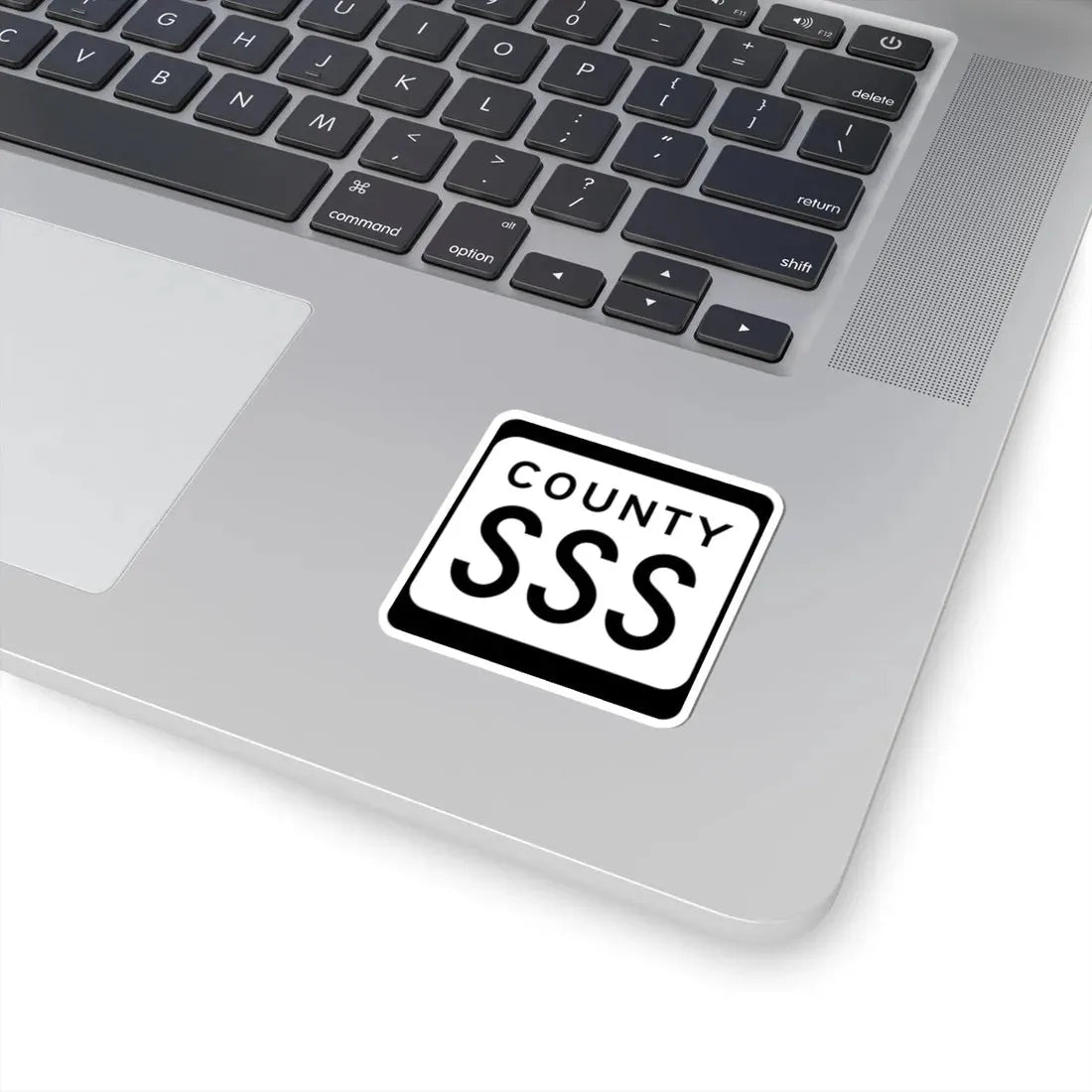 WIS County SSS (Wisconsin) (Road Sign) STICKER Vinyl Kiss-Cut Decal - The Sticker Space