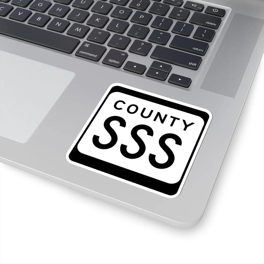 WIS County SSS (Wisconsin) (Road Sign) STICKER Vinyl Kiss-Cut Decal - The Sticker Space