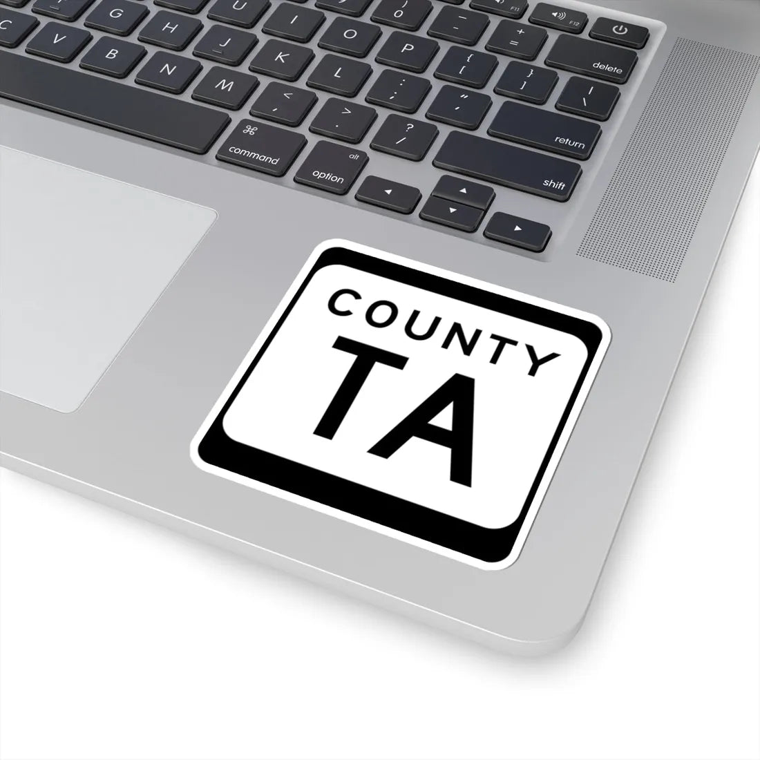 WIS County TA (Wisconsin) (Road Sign) STICKER Vinyl Kiss-Cut Decal - The Sticker Space