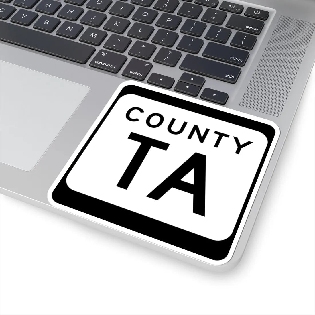 WIS County TA (Wisconsin) (Road Sign) STICKER Vinyl Kiss-Cut Decal - The Sticker Space