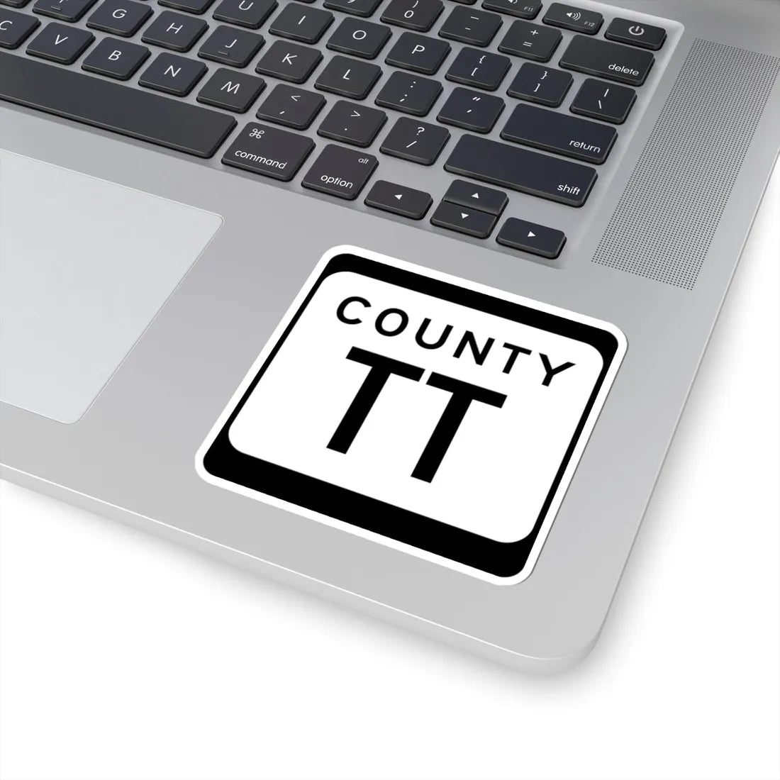 WIS County TT (Wisconsin) (Road Sign) STICKER Vinyl Kiss-Cut Decal - The Sticker Space