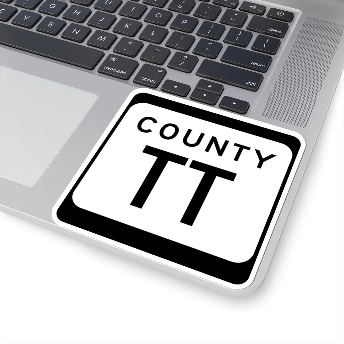 WIS County TT (Wisconsin) (Road Sign) STICKER Vinyl Kiss-Cut Decal - The Sticker Space
