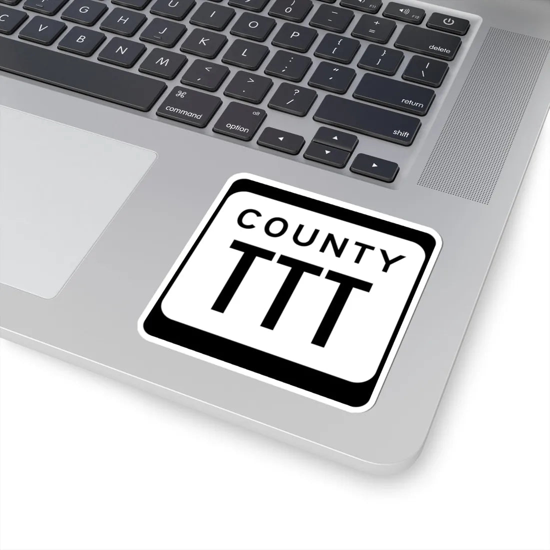 WIS County TTT (Wisconsin) (Road Sign) STICKER Vinyl Kiss-Cut Decal - The Sticker Space