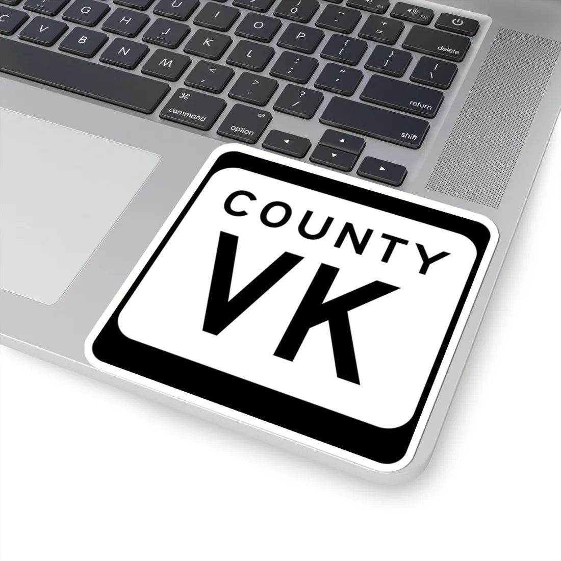 WIS County VK (Wisconsin) (Road Sign) STICKER Vinyl Kiss-Cut Decal - The Sticker Space