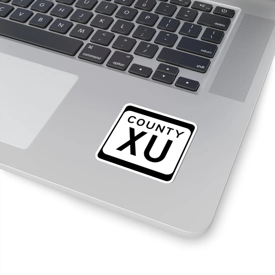 WIS County XU (Wisconsin) (Road Sign) STICKER Vinyl Kiss-Cut Decal - The Sticker Space