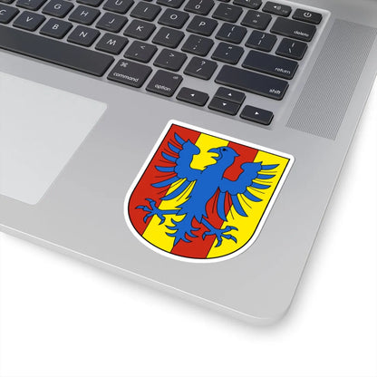 Wisen-blazon (Switzerland) (Coat of Arms) STICKER Vinyl Kiss-Cut Decal - The Sticker Space