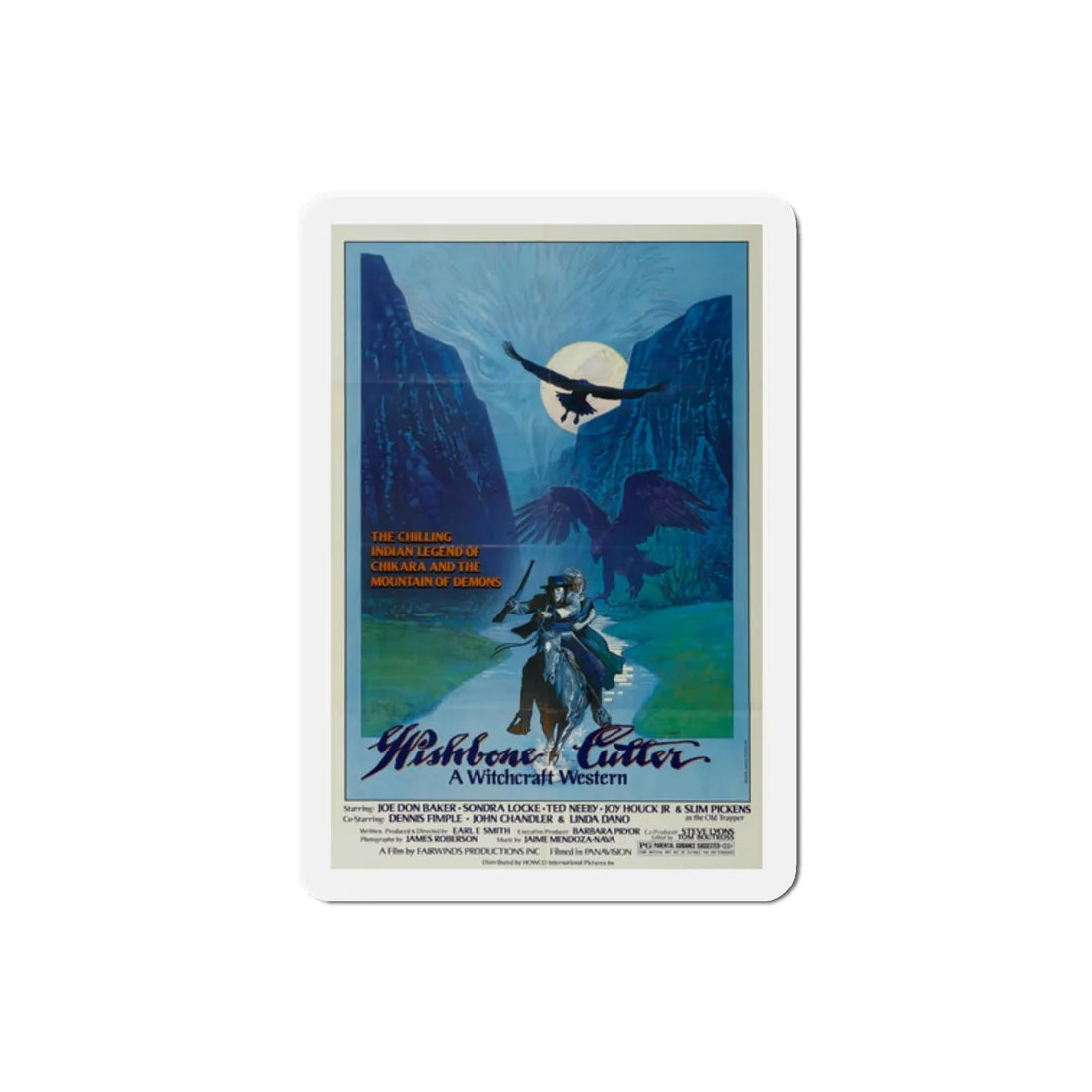 Wishbone Cutter 1977 Movie Poster Refrigerator Magnet 2 Inch - The Sticker Space