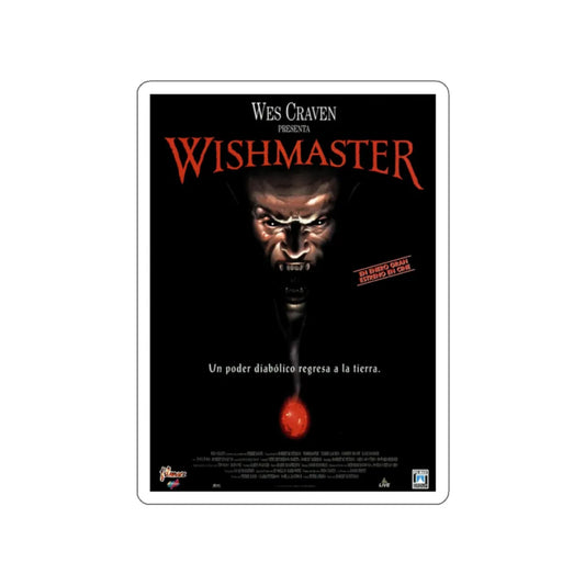 WISHMASTER 1997 Movie Poster STICKER Vinyl Die-Cut Decal 2 Inch - The Sticker Space