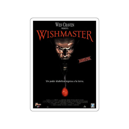 WISHMASTER 1997 Movie Poster STICKER Vinyl Die-Cut Decal 3 Inch - The Sticker Space