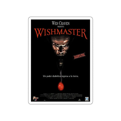 WISHMASTER 1997 Movie Poster STICKER Vinyl Die-Cut Decal 4 Inch - The Sticker Space