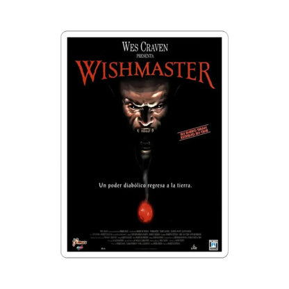 WISHMASTER 1997 Movie Poster - STICKER Vinyl Kiss-Cut Decal 2 Inch White - The Sticker Space