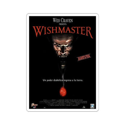 WISHMASTER 1997 Movie Poster - STICKER Vinyl Kiss-Cut Decal 4 Inch White - The Sticker Space