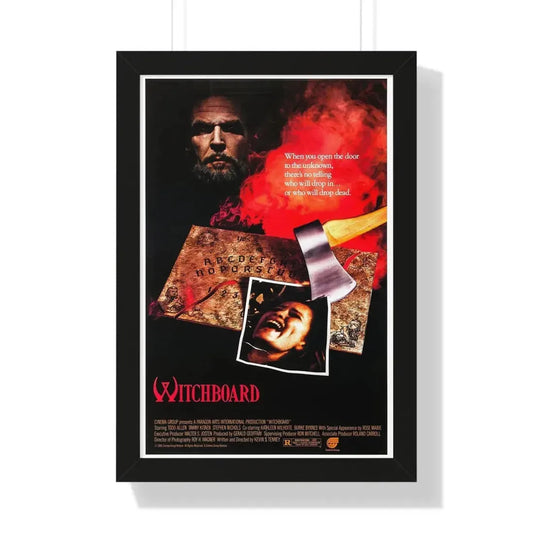 WITCHBOARD 1986 - Framed Movie Poster 16″ x 24″ Black - The Sticker Space