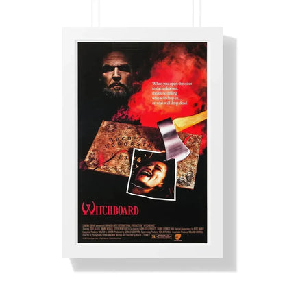WITCHBOARD 1986 - Framed Movie Poster 16″ x 24″ White - The Sticker Space