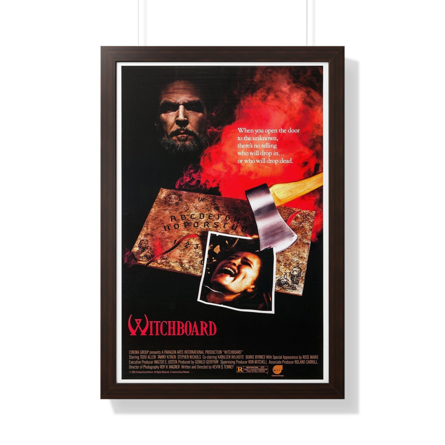 WITCHBOARD 1986 - Framed Movie Poster-20" x 30"-The Sticker Space