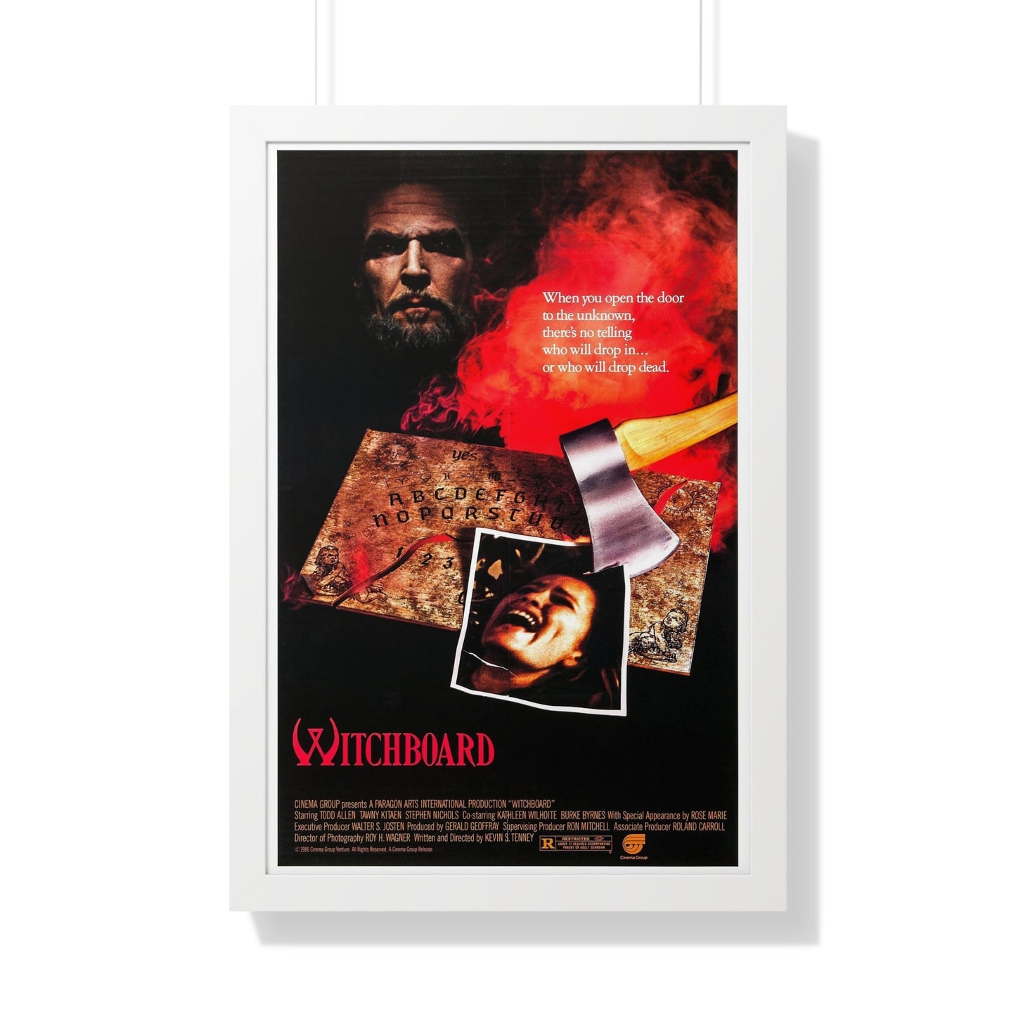 WITCHBOARD 1986 - Framed Movie Poster-20" x 30"-The Sticker Space