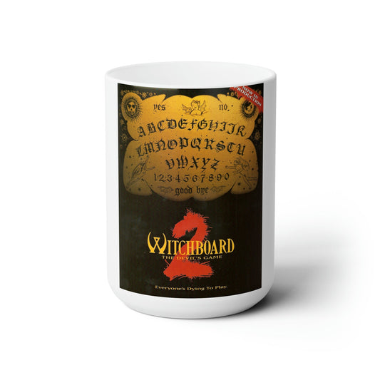 WITCHBOARD 2 (TEASER) 1993 Movie Poster - White Coffee Cup 15oz-15oz-The Sticker Space
