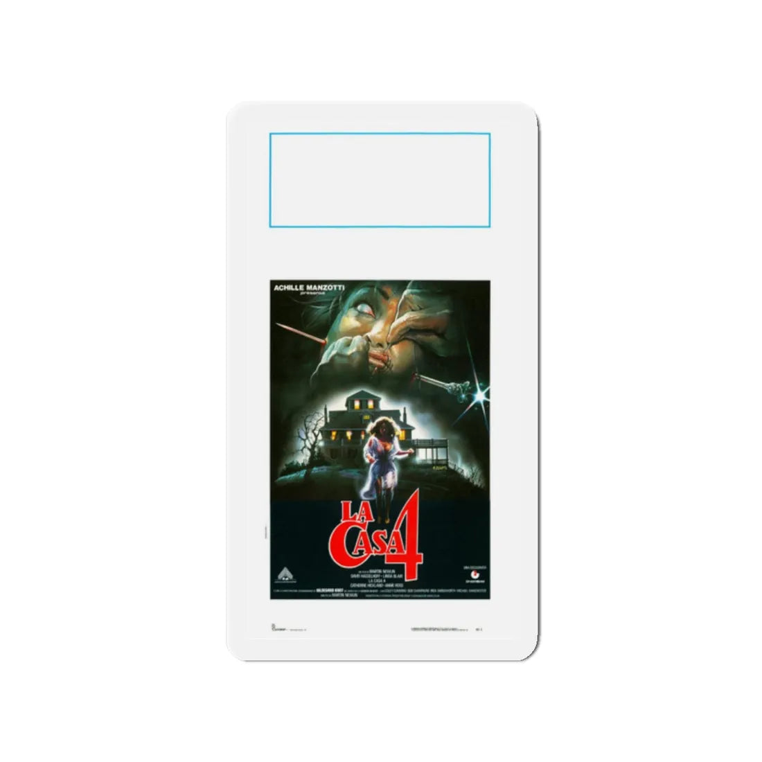 WITCHERY (LA CASA 4) 1988 Movie Poster - Refrigerator Magnet 2 Inch - The Sticker Space