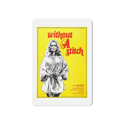 WITHOUT A STITCH 1968 Movie Poster - Refrigerator Magnet 5 Inch - The Sticker Space