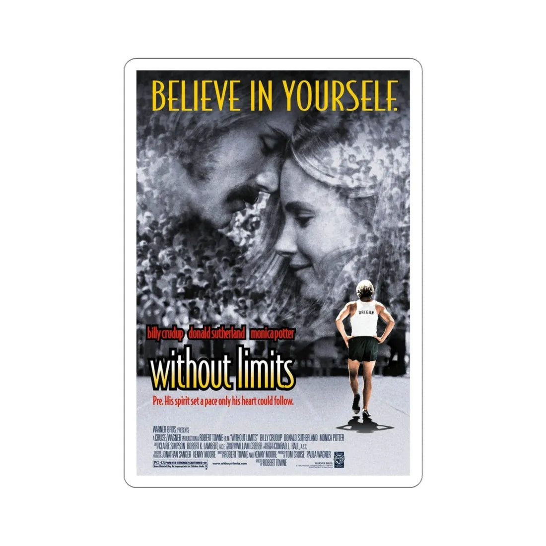 Without Limits 1998 Movie Poster STICKER Vinyl Die-Cut Decal 4 Inch - The Sticker Space