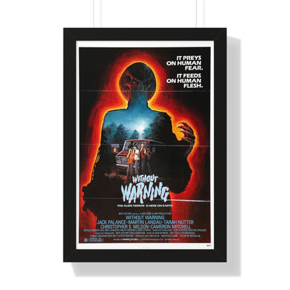 WITHOUT WARNING 1980 - Framed Movie Poster-16″ x 24″-The Sticker Space