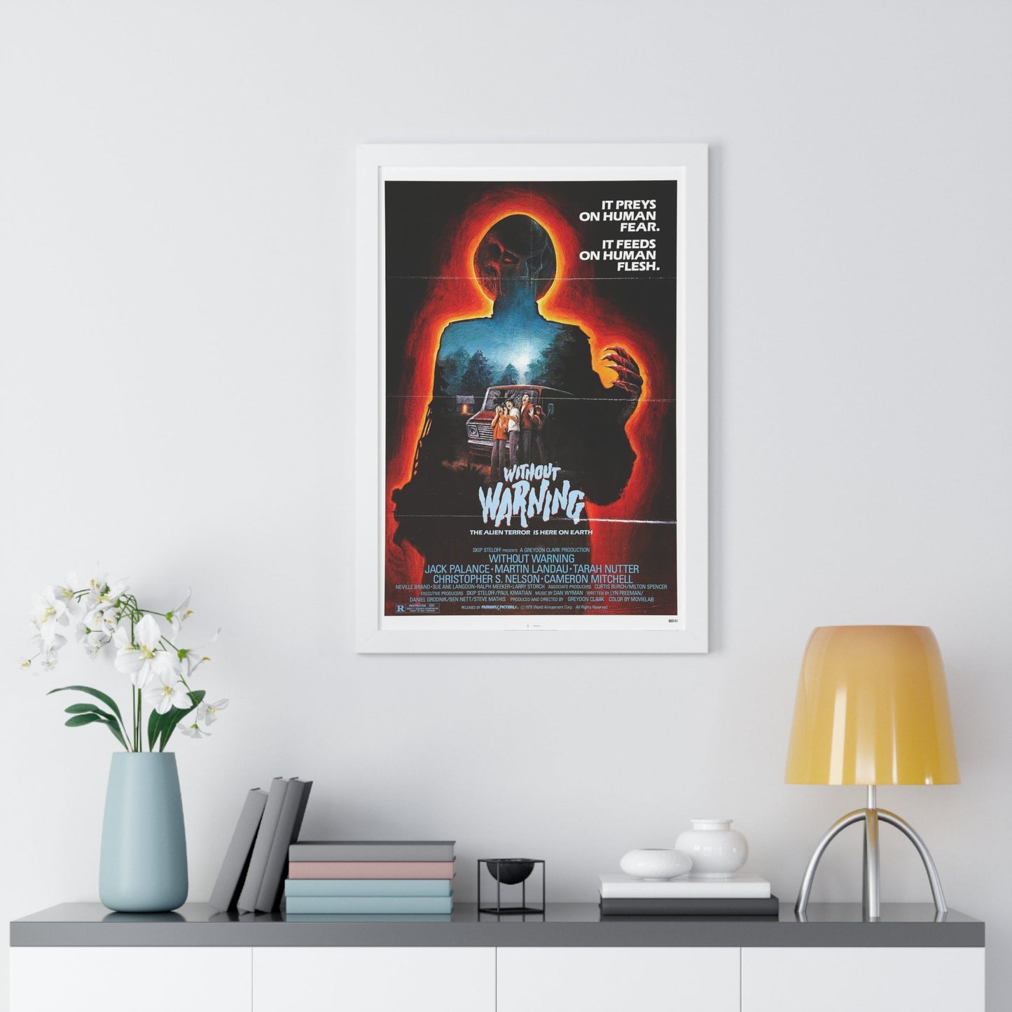 WITHOUT WARNING 1980 - Framed Movie Poster-The Sticker Space